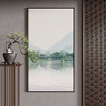 New Chinese Decorative Painting 3d model