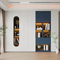 Simple bookcase 3d model