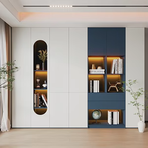 Simple bookcase 3d model