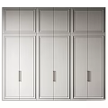 Sleek Modern Chest of Drawers With White Finish And Metal Handles For Home Storage