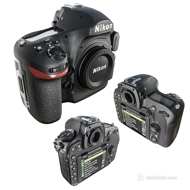 Nikon Digital Cameras Showcased From Multiple Angles With Professional Design Features 3d model 