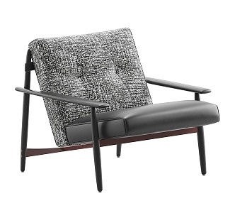 Modern Italian Lounge Chair 3d model