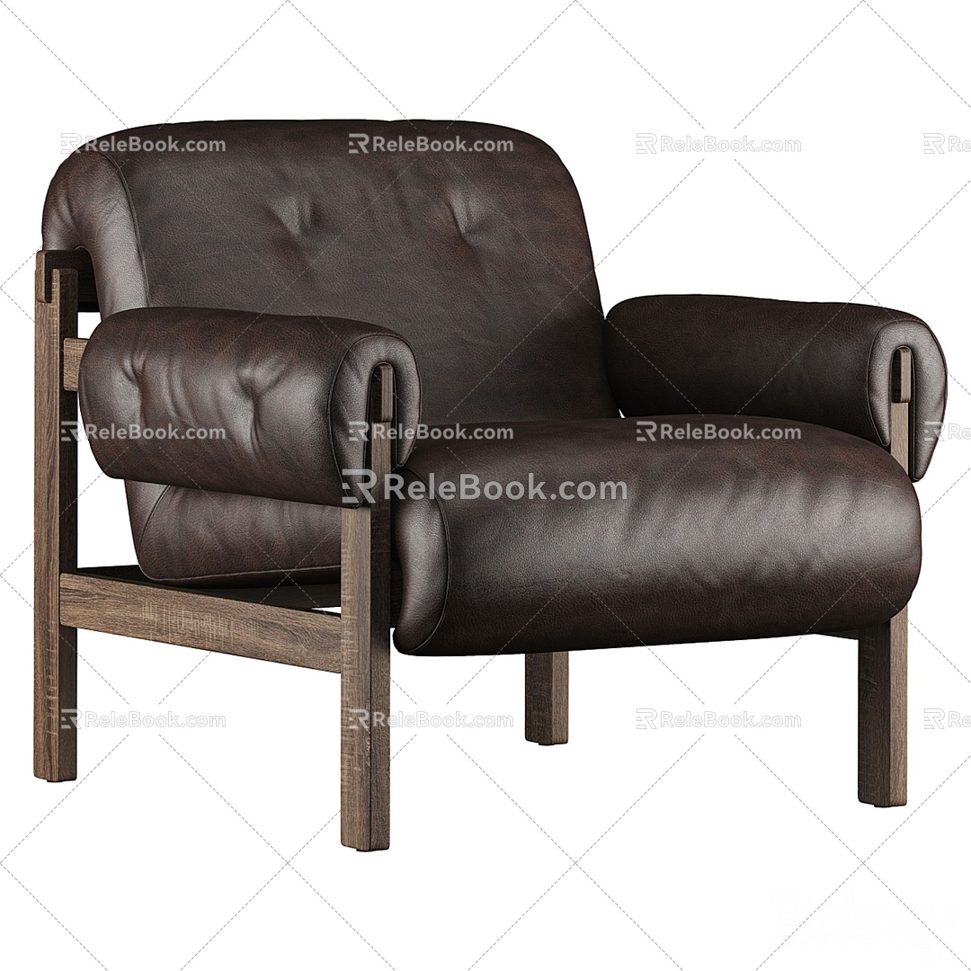 Cora armchair 3d model