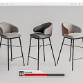 Modern Bar Chair Bar Stool Bar Stool 3d model