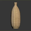 Handcrafted Woven Rattan Vase For Elegant Home Decor And Interior Design
