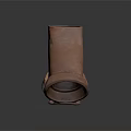 Ancient Handcrafted Ceramic Weapon Artifact With Traditional Historical Design Structure