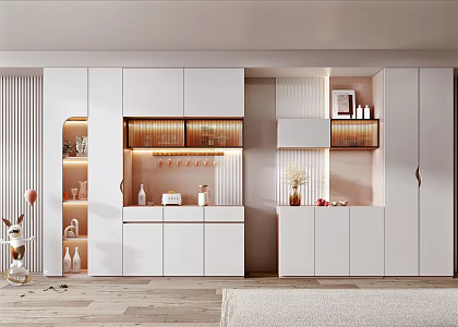Modern Wine Cabinet 3d model