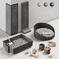 Pet Accessories for Cats and Dogs Including Scratching Posts Litter Box Food Bowls and Toys