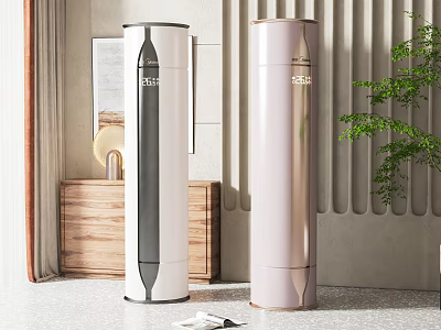 Modern air conditioning floor air conditioning decoration combination 3d model