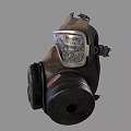 Vintage Protective Gas Mask With Goggles And Filter Canister For Daily Use