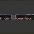 Bus Large Bus CMB Medium Van Large Van Bus School Bus Van Box Car 3d model