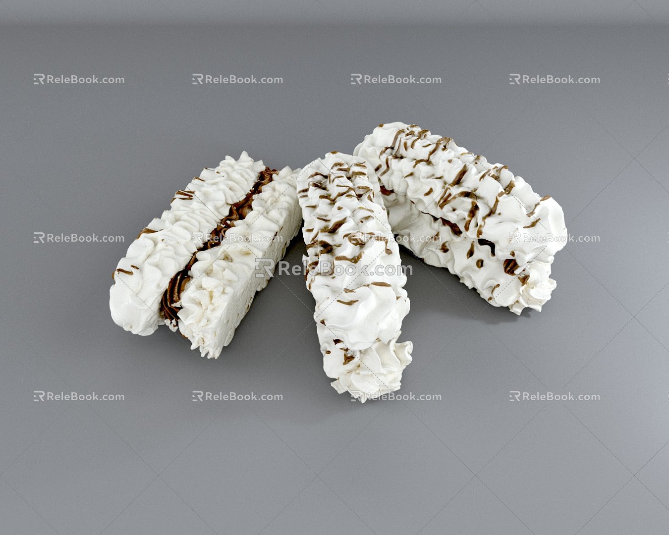 Modern Cake Food Bread Dessert Afternoon Tea model