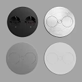 Modern Electrical Sockets And Switches With Various Colorful Panels And Vertical Design