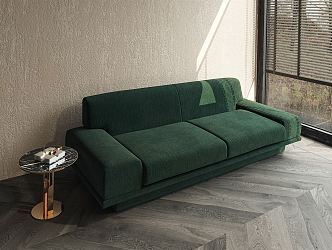 Modern Minotti double sofa 3d model