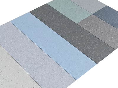 Wooden Flooring With Various Color Samples And Different Shades Design Collection 3d model
