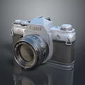 Canon Vintage Camera With Classic Design Metal Body And Professional Lens