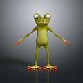 Frog Poison Frog Game Frog Reptile Cold Blooded Animal Reptile 3d model