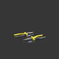 High Quality Hardware Tools Pliers With Yellow Black Handles And Metal Jaws