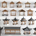 Traditional Chinese Style Pavilions And Gazebos Collection In Various Designs