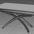 Wooden Dining Tables With Cross Leg Design In Light And Dark Wood Finishes