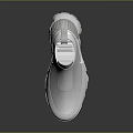 White Mesh Upper Slip On Shoes With Textured Sole Modern Casual Design