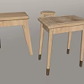 Bar stool 3d model