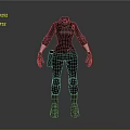Woman in Black Tight Bodysuit With White Cuffs And Silver Boots Futuristic Style
