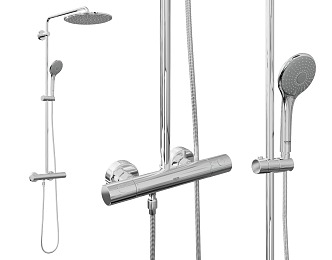 Modern Shower 3d model