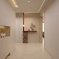 Modern Open Plan Living And Dining Room With Marble Feature Wall And Curved Sofa