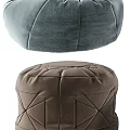 Modern Bean Bag Chairs In Different Colors With Soft Fabric And Blanket