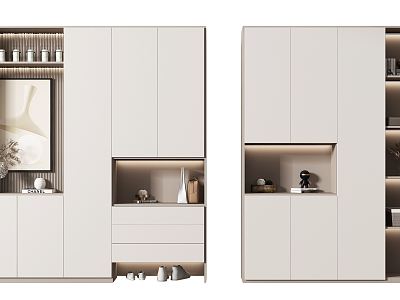 Modern shoe cabinet porch model