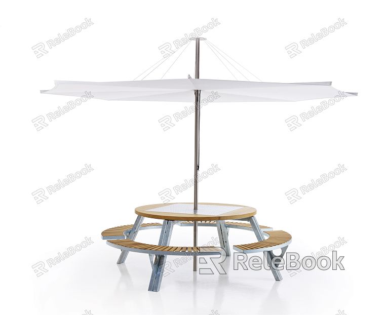 Modern Outdoor Table and Chair Leisure Table model