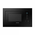 Sleek Modern Kitchen Appliances Including Refrigerator Microwave And Oven With Black Silver Design