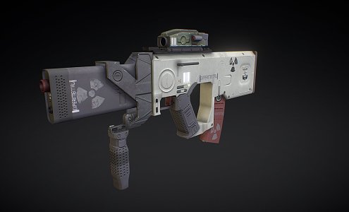 Weapons Sci-Fi Rifle 3d model