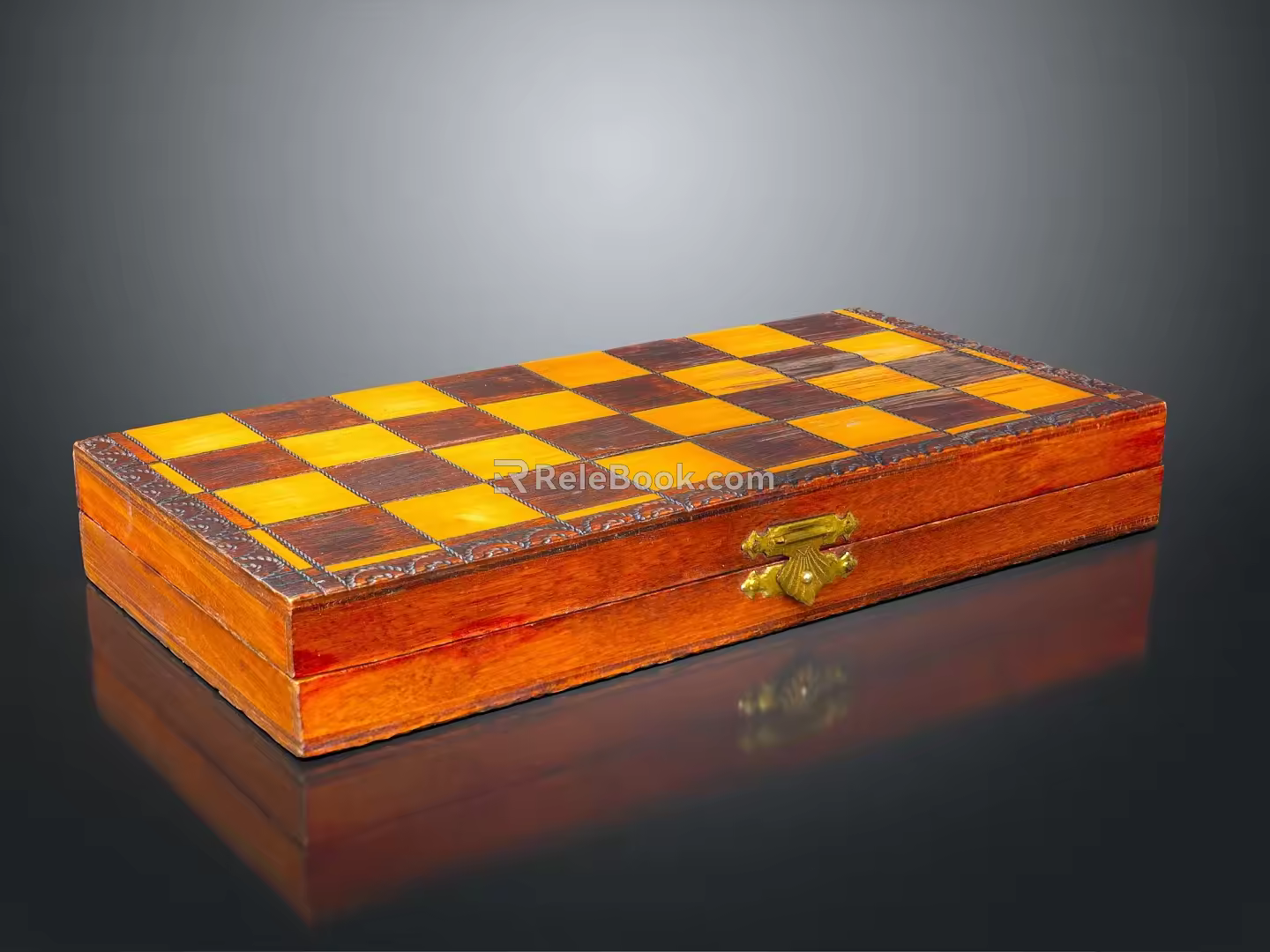 Modern Chess Box Chess 3d model
