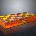 Modern Chess Box Chess 3d model