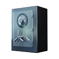 Safe Metal Box Password Box Storage Box 3d model
