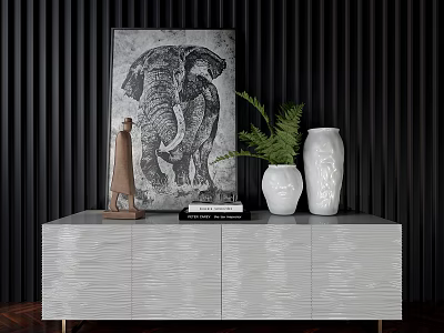 Modern TV Cabinet TV Cabinet Decorative Cabinet 3d model