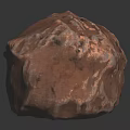 Natural Decorative Stone with Rough Surface and Copper Brown Color for Home Decor