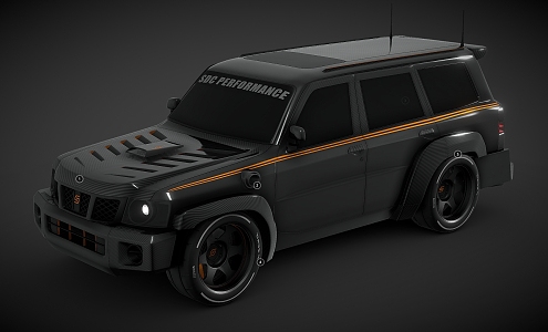 Hyundai Cool Car Off-road Car Wild Off-road 3d model