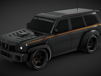 Hyundai Cool Car Off-road Car Wild Off-road 3d model