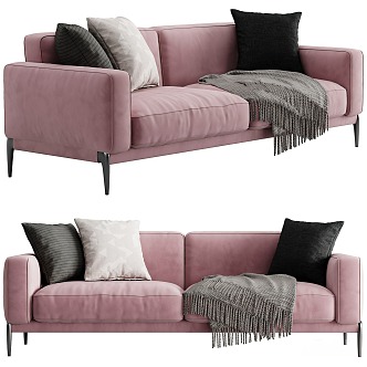 Double sofa 3d model