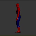 Spider Man Character In Classic Red And Blue Suit With Spider Logo