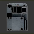 Industrial Gray Metal Equipment Featuring Multiple Sections And Holes Structure