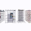 Various Scaffolding Structures For Construction Projects With Metal Frames
