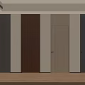 Flush Doors in Various Colors with Sleek Design for Modern Home Interior