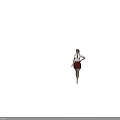 Woman In White Short Sleeve Top Red Necktie Red Plaid Skirt With Double Ponytail Posing
