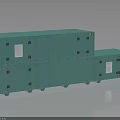 Turquoise Modular Storage Cabinet Units With Square Panels And Wheels For Home Organization