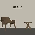 Middle Ancient Style Casual Chair Single Sofa Shoe Changing Stool Round Stool 3d model