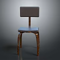 Modern Leisure Chair Interior Design With Soft Padded Seat And Curved Metal Legs